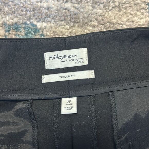 Halogen Petite Black Taylor Fir Dress Pants 2P - Picture 4 of 5